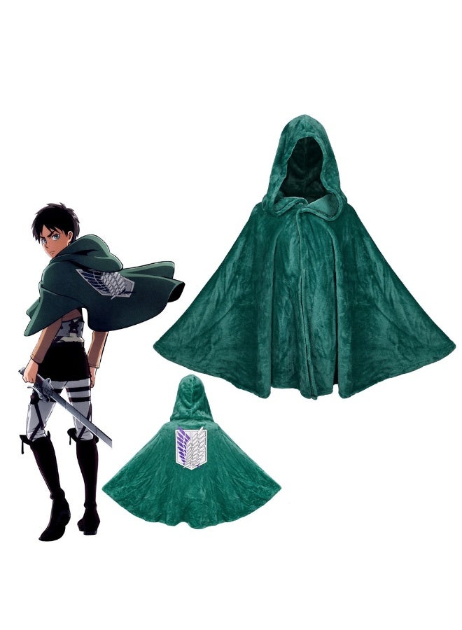 NIBEMINENT Attack on Titan suit, Flannel cape, Wings of Freedom Cloak, Survey Corps Role-playing suit - Image 1