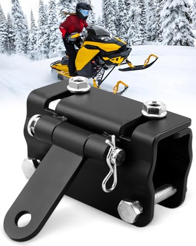 JUQAFY Upgraded Snowmobile Bumper Hitch Bumper Tow Hitch Fits for Ski Doo/Polaris/REV/Arctic Cat/Yamaha, Tongue Type Snowmobile Accessories - Image 1