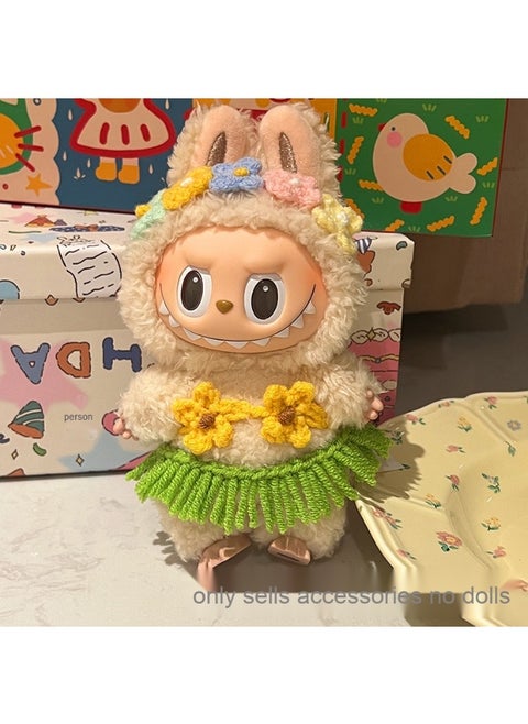 Cute Labubu Plush Accessory Set (Doll Not Included) - Add a Splash of Color to Your Labubu!