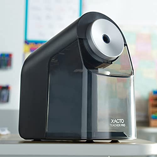 X-ACTO Electric Pencil Sharpener, Heavy Duty Pencil Sharpener for School, Black, 1 Count - Image 5