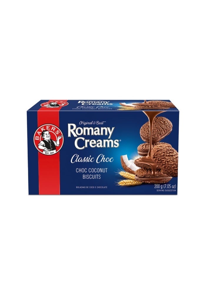 Bakers Romany Creams Biscuits, Romany Creams - 200g, South Africa - Image 1