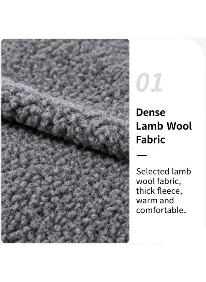 Self-Heating Pet Bed Warmer Mat Beige Small Paws Instant Warmth Non-Slip Machine Washable Cover - Image 5