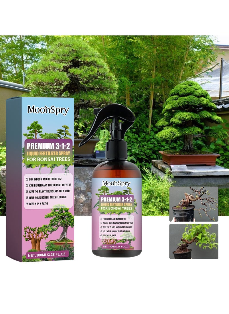 MOONSPRY Liquid Fertilizer Spray for Bonsai Trees,Fertilizer For Indoor And Outdoor Flowers, Vegetables Or Trees  - Image 1