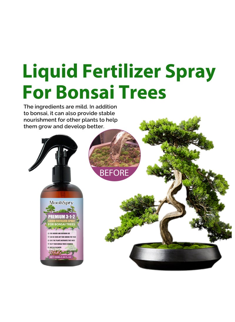 MOONSPRY Liquid Fertilizer Spray for Bonsai Trees,Fertilizer For Indoor And Outdoor Flowers, Vegetables Or Trees  - Image 2