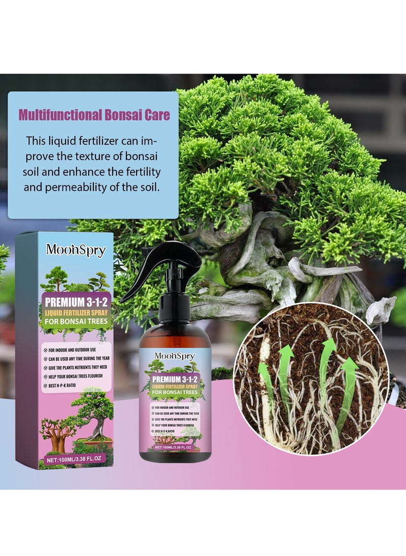 MOONSPRY Liquid Fertilizer Spray for Bonsai Trees,Fertilizer For Indoor And Outdoor Flowers, Vegetables Or Trees  - Image 3
