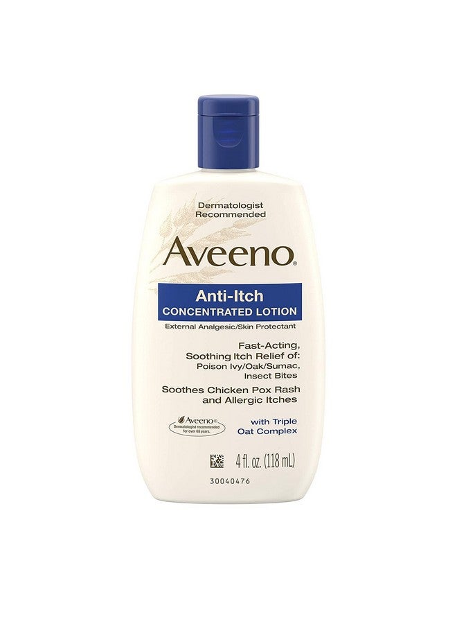 Aveeno Anti-Itch Concentrated Lotion with Triple Oat Complex 4 fl Ounce (118 ml) Lotion - Image 1
