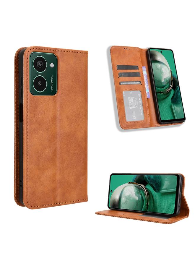 اس-توب جراب لهاتف HMD Pulse Pro / Pulse / Pulse+ جراب هاتف جلدي بمشبك مغناطيسي بتصميم كلاسيكي - Image 1