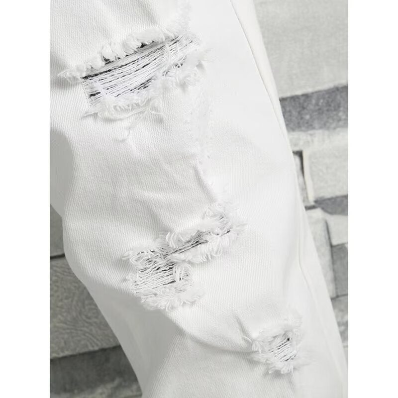 Unisex Casual Daily Denim Jeans - Image 4