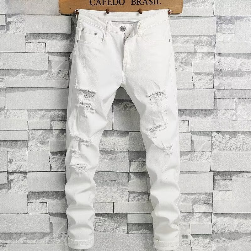 Unisex Casual Daily Denim Jeans - Image 2