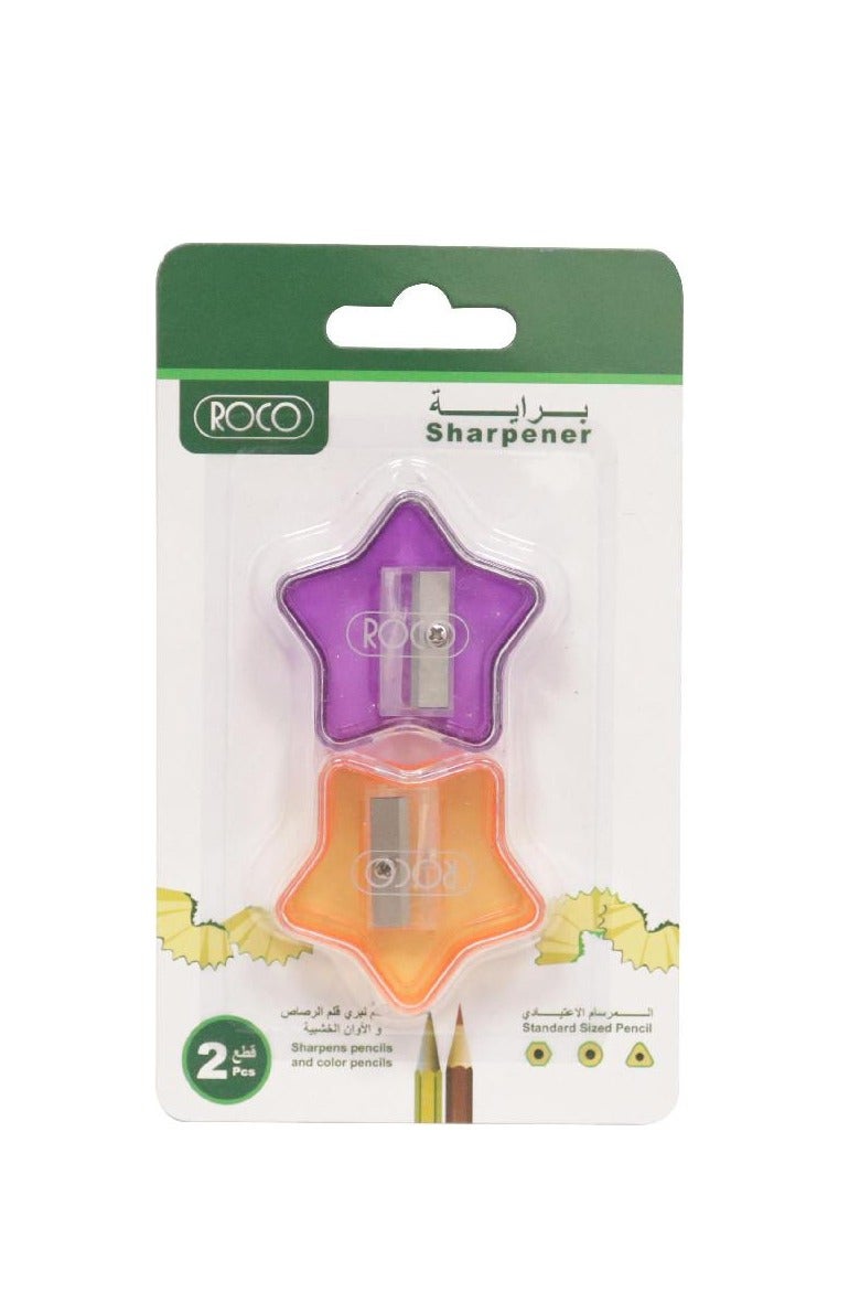 ROCO Pocket Sharpener Single Hole Assorted Color