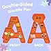 EDUMAETRIX Bilingual Spanish English Alphabet ABC Puzzle Jigsaw for Toddlers Age 5 Montessori Preschool Kindergarten ABC Sight Words Letter Puzzle 27 Letters DoubleSided with Gift Box - Image 4