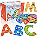 EDUMAETRIX Bilingual Spanish English Alphabet ABC Puzzle Jigsaw for Toddlers Age 5 Montessori Preschool Kindergarten ABC Sight Words Letter Puzzle 27 Letters DoubleSided with Gift Box - Image 2