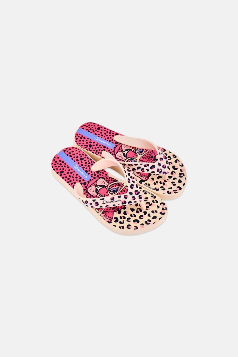 Ipanema Kids Girl Safari Slip On Slippers, Multicolor - Image 4