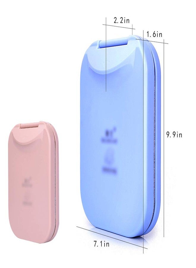 Kelendle Desk Nap Sleeping Face Pillow Foldable Portable Memory Foam Travel Pillow for 6-16 Years Old Kids Student for Ergonomic Head Support for Office School Library Airplanes (Pink) - Image 5