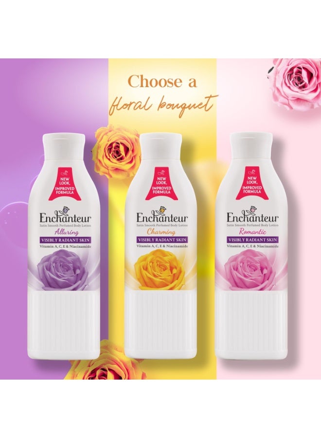 انشانتر لوشن شارمنج المعطر للجسم من انشانتور، 250 مل، مع خلاصة الصبار وزبدة الزيتون لبشرة ناعمة وحريرية - Image 4