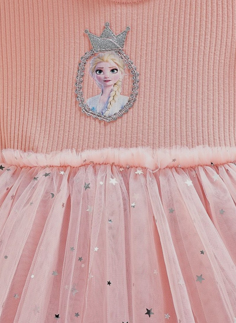 D'Daniela Ribbed Tulle Dress - Image 3