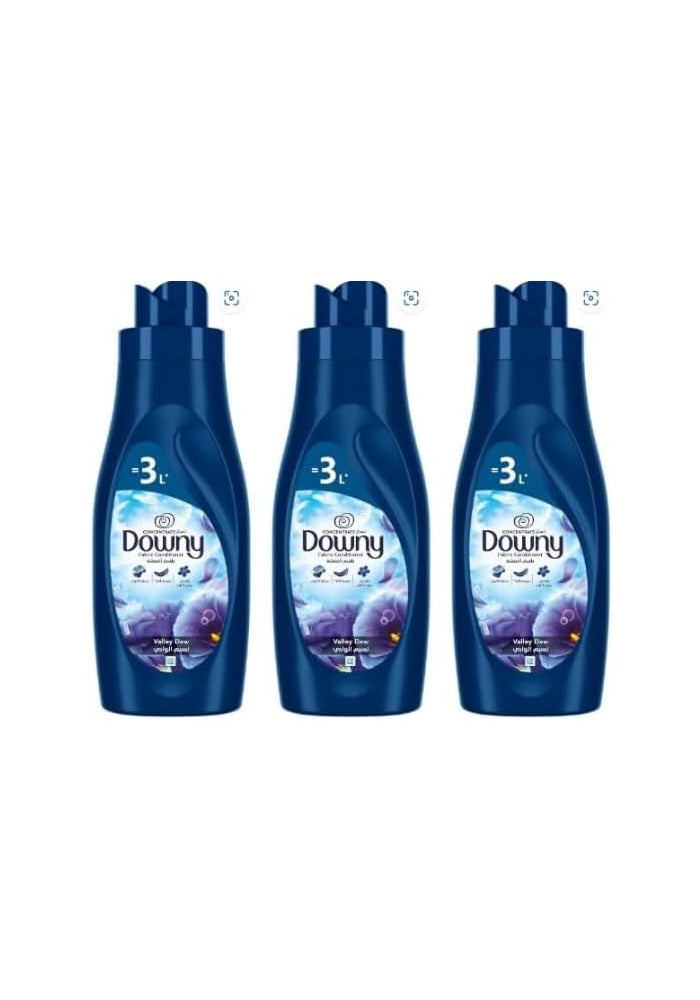 Downy Concentrate Fabric Softener - Valley Dew (3 x 1L) - Image 1