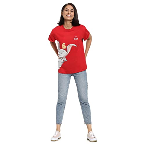 Bewakoof Women's Graphic Printed 100% Cotton T-Shirt - Boyfriend Fit, Round Neck, Half Sleeve - Image 4