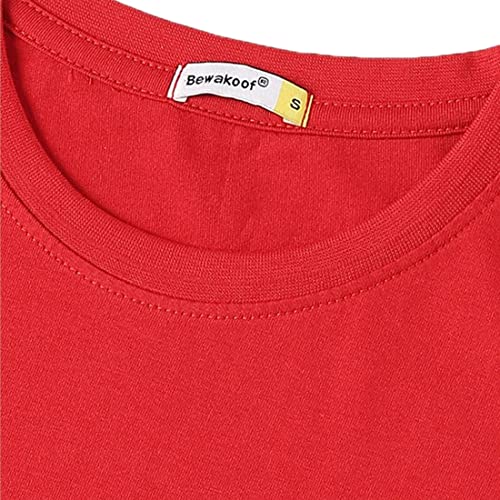 Bewakoof Women's Graphic Printed 100% Cotton T-Shirt - Boyfriend Fit, Round Neck, Half Sleeve - Image 3