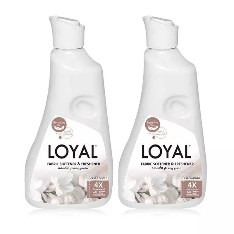 Loyal Care & Gentle Fabric Softener & Freshener With 4X Freshness- 2X1500ml