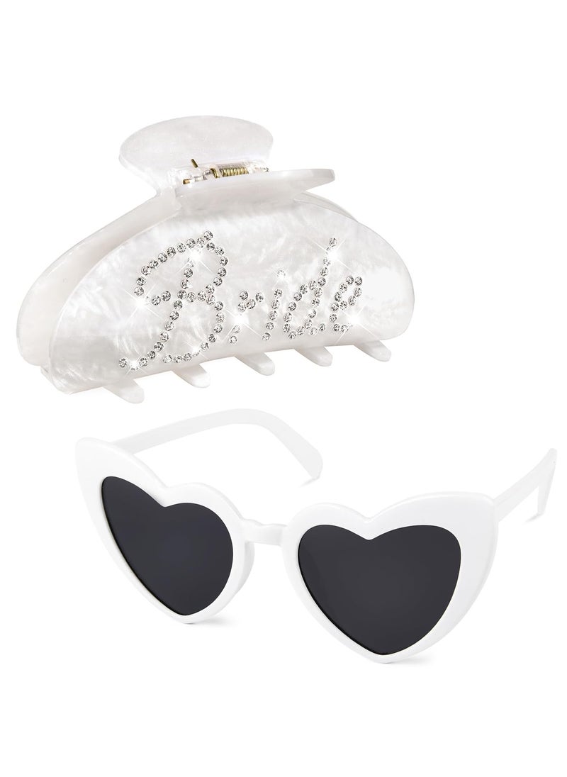 Aileam - Bridal Shower Gifts for Women Bride Claw Hair Clip Bride To Be Gift Set Bachelorette Party Wedding Gifts Wedding - Image 1