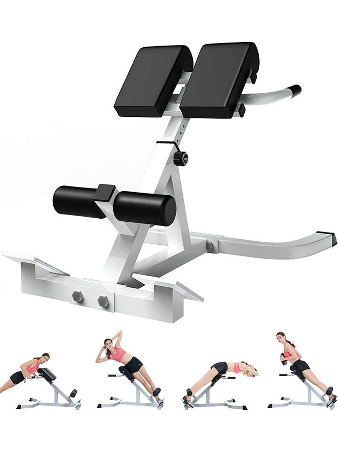 XiuWoo Roman Chair,Back Extension Bench,Multi Functional Ab Bench, Hyperextension Bench Abdominal Exercise, Leg Strength Trainer Home Men Women Full Body - Image 1