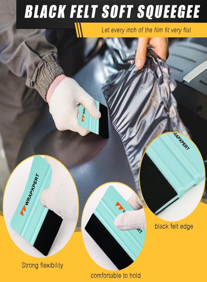 WRAPXPERT Wallpaper Smoothing Tool,Wallpaper Tool Kit for Peel and Stick Wallpaper Hanging,Vinyl Backsplash Tile,Bathroom,Window Film - Image 4