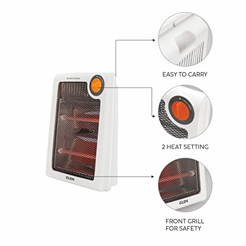 Glen Electric Quartz Room Heater with 2 Heat Settings - HA7012QZ - Image 2
