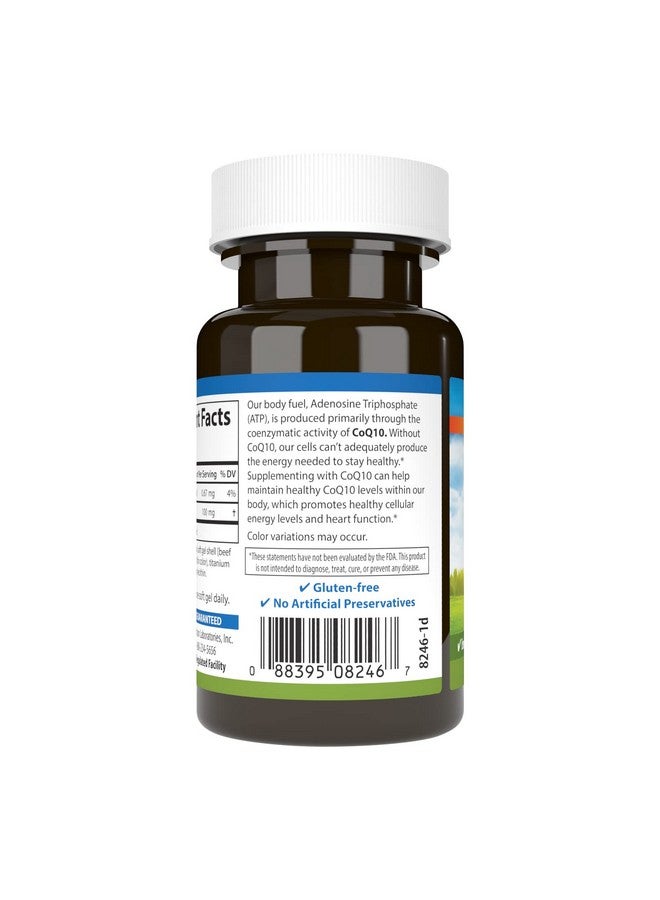 Carlson كارلسون - كيو-10، 100 ملغ، إنتاج الطاقة ووظيفة القلب، 60 كبسولة لينة - Image 3