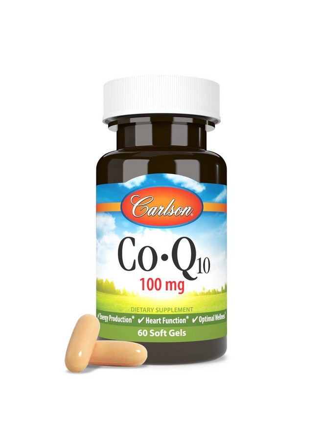 Carlson كارلسون - كيو-10، 100 ملغ، إنتاج الطاقة ووظيفة القلب، 60 كبسولة لينة - Image 5