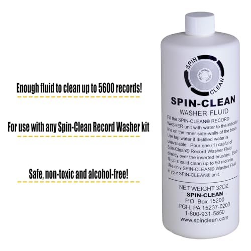Pro-Ject Spin-Clean Record Washer Fluid 32oz. | Alcohol-Free Record Cleaner Solution | Vinyl Record Cleaner Fluid - Image 2