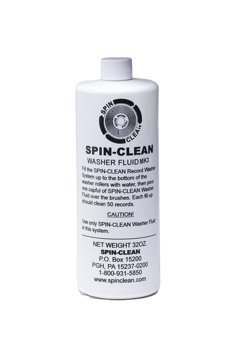 Pro-Ject Spin-Clean Record Washer Fluid 32oz. | Alcohol-Free Record Cleaner Solution | Vinyl Record Cleaner Fluid - Image 1
