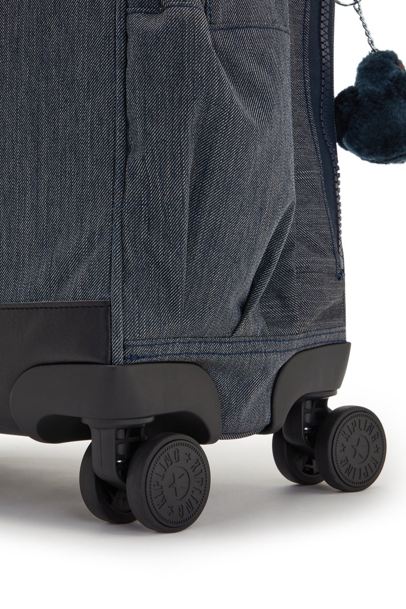 kipling Kipling New Storia Kids' 4-Wheeled School Trolley Bag with 15.6 inch Laptop Compartment Solar Blue Navy - Image 5