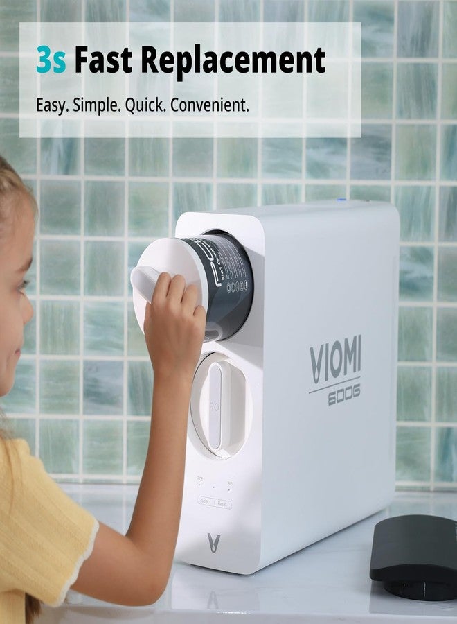 فيومي فلتر VIOMI V6-RO600، بديل لفلتر مياه التناضح العكسي Viomi، عمر افتراضي 48 شهرًا، متوافق مع نظام التناضح العكسي VORTEX 6 على وجه التحديد - Image 4