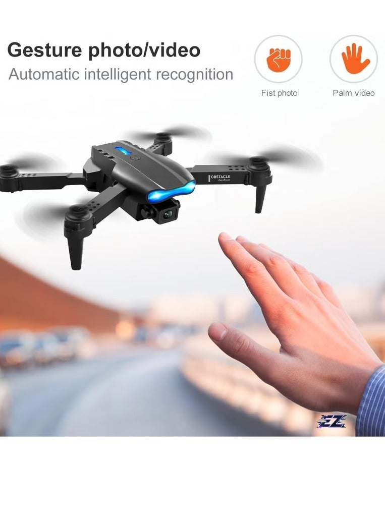 ELTRAZONE E99 Drone with Dual Camera – Folding Remote Control Aircraft for Adults, WiFi FPV Live Video Streaming, High-Definition Aerial Footage, Compact & Portable Drone for Outdoor Adventures and Photography - Image 2