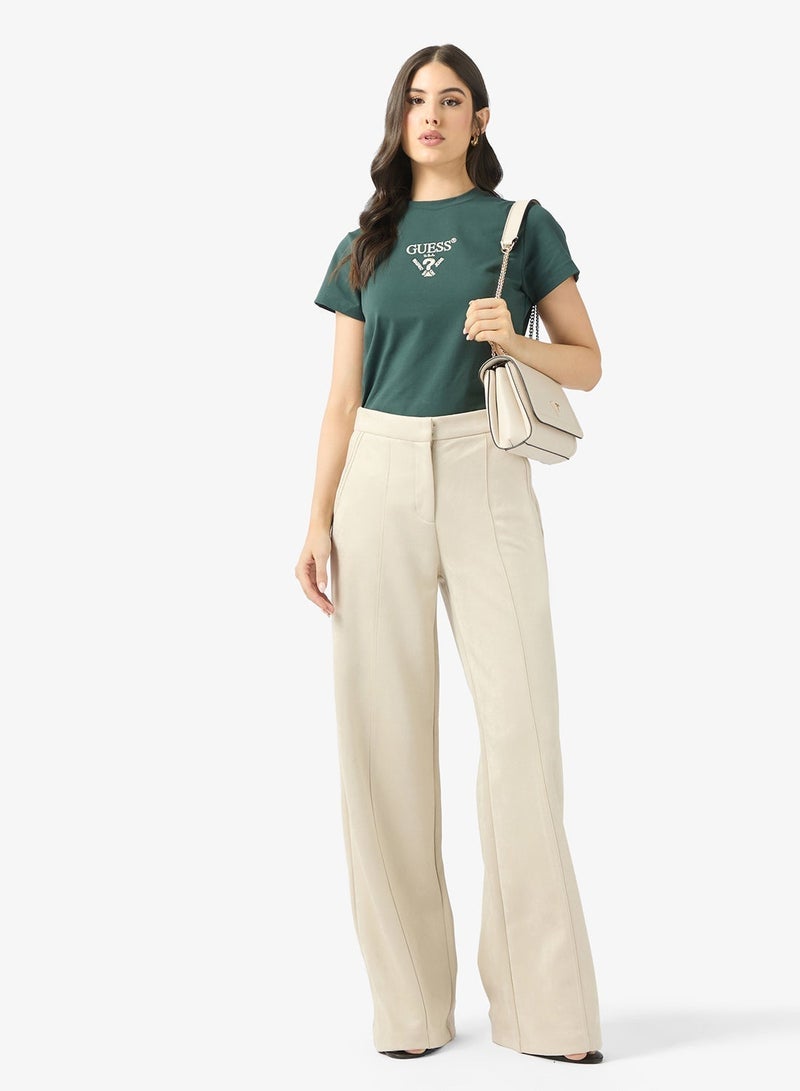 جس تيشيرت كوليت بأكمام قصيرة - Image 4