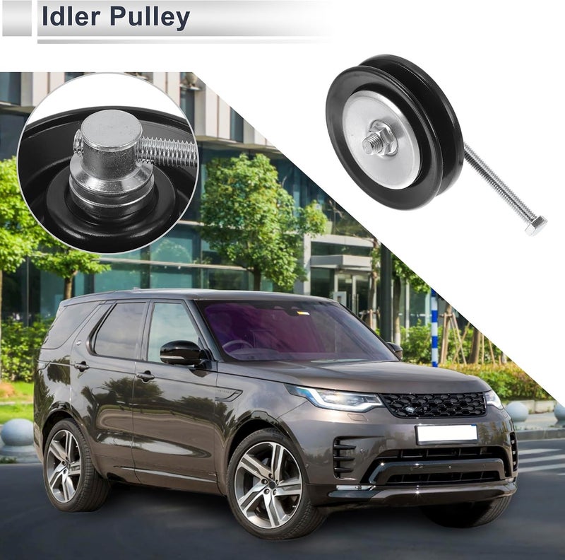 RATCHROLL Drive Belt Idler Pulley for Toyota Pick Up 1982-1995 Serpentine Tensioner Pulley Idler with Bolt Washer No.8844035040/8844035010/MR568933 Black 1 Pcs - Image 3