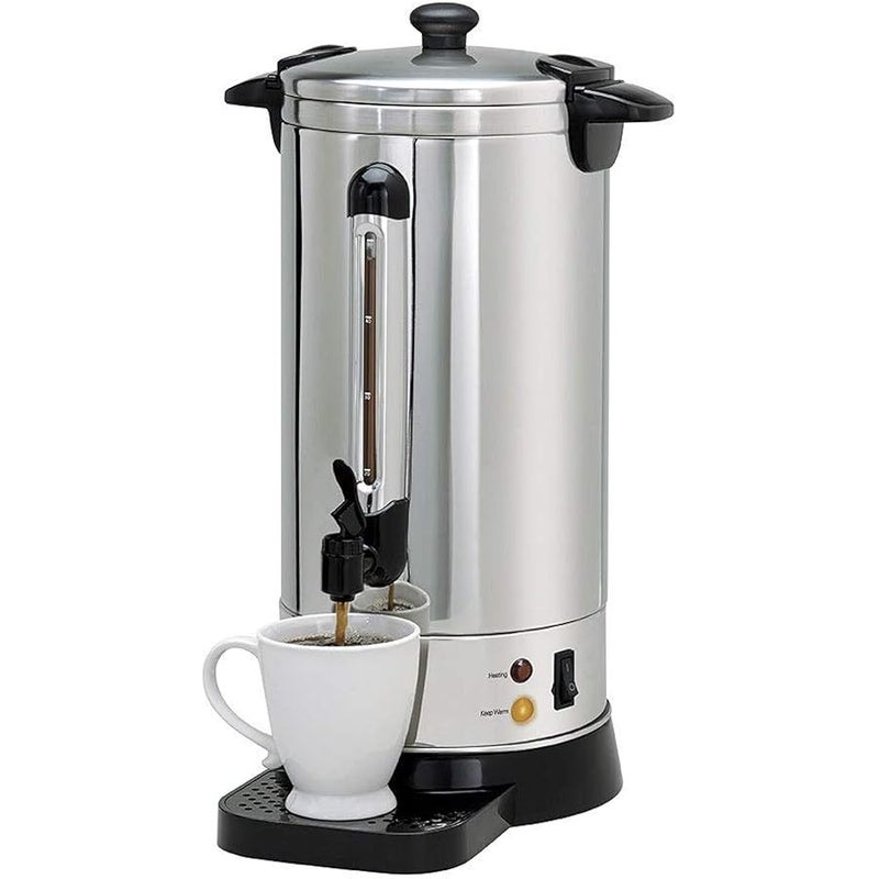 Nesco cu-50 Professional Coffee Urn, 50 cups, Stainless Steel - Image 1