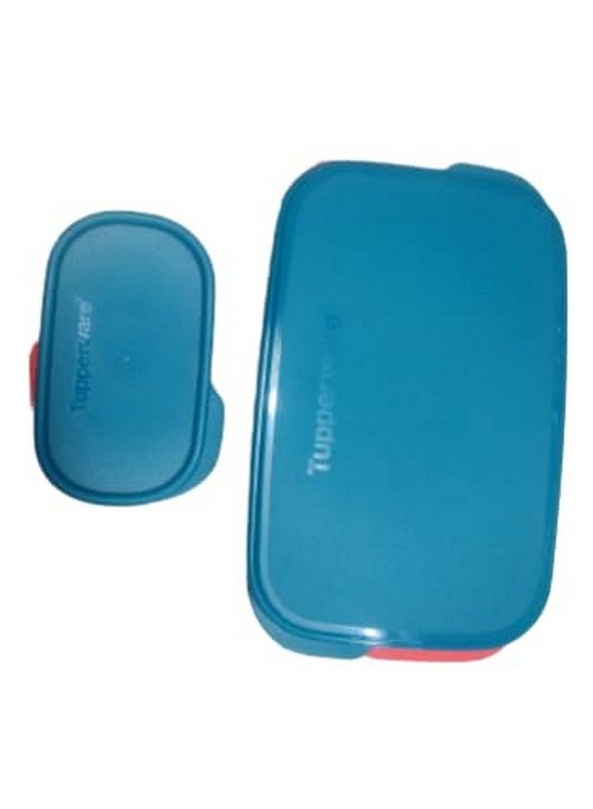 Tupperware Tupin Plastic Lunch Box, 500 ml (10-inch/Medium, Pink) - Image 3