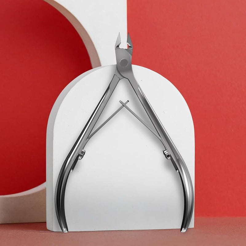 Staleks KM-04 Cuticle Nippers Total Length Approx. 10 cm Cutting Length 0.5 cm - Image 2