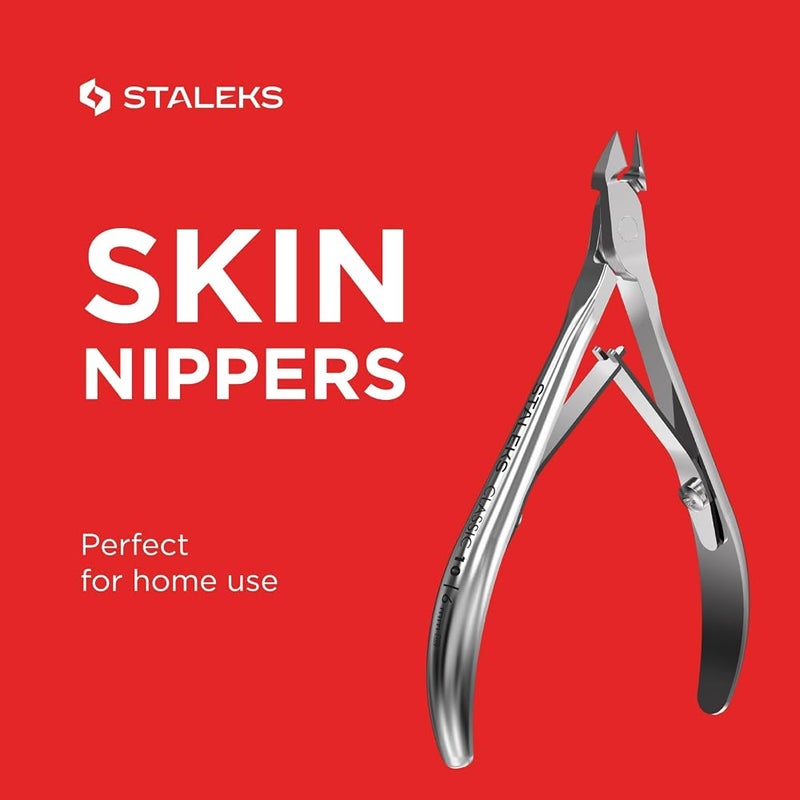 Staleks KM-04 Cuticle Nippers Total Length Approx. 10 cm Cutting Length 0.5 cm - Image 3