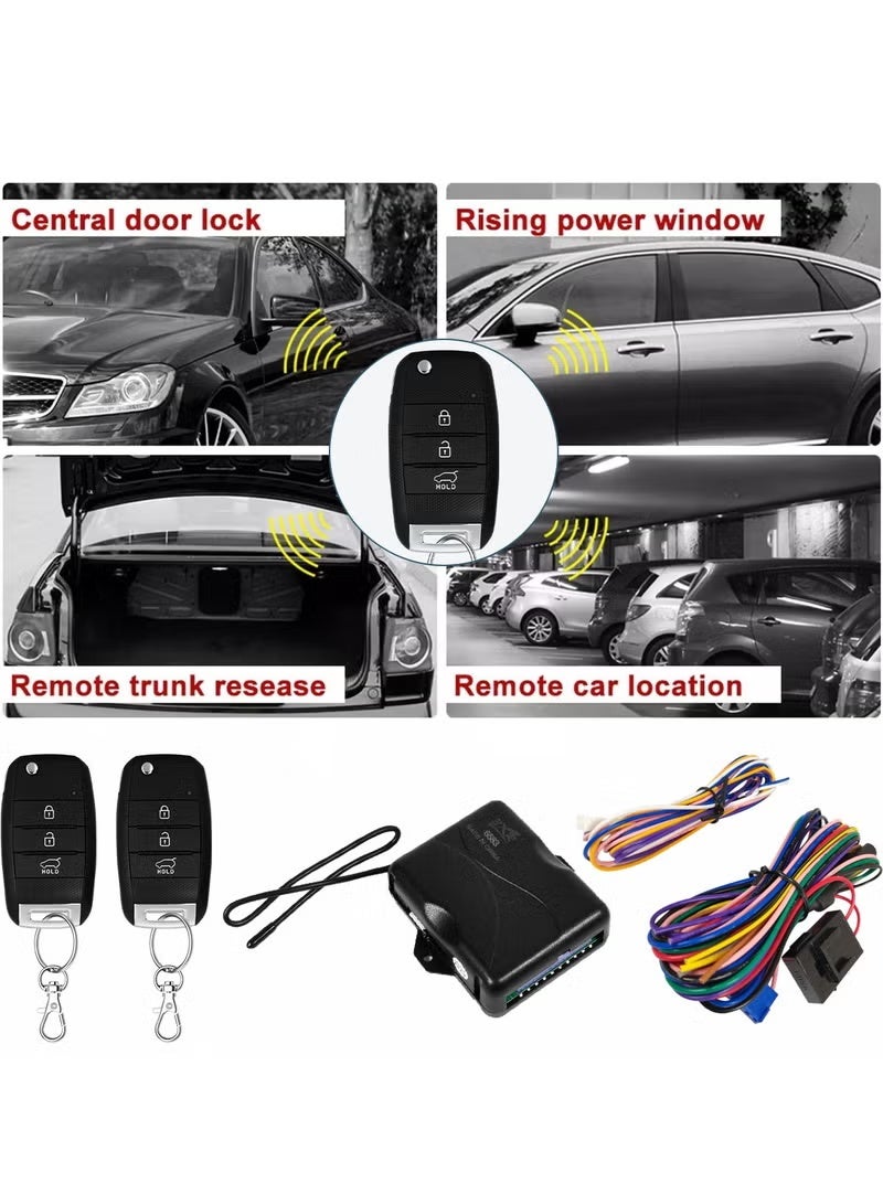 3XR Universal Remote Keyless Entry System with Central Door Locking, Trunk Release, and Remote Car Locator - Image 4