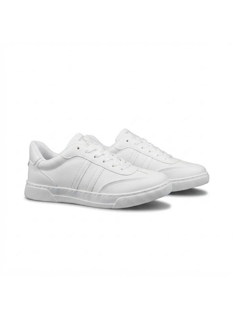 Vbranda Stylish women's sneakers crafted from soft suede SN-38-WHITE - Image 3