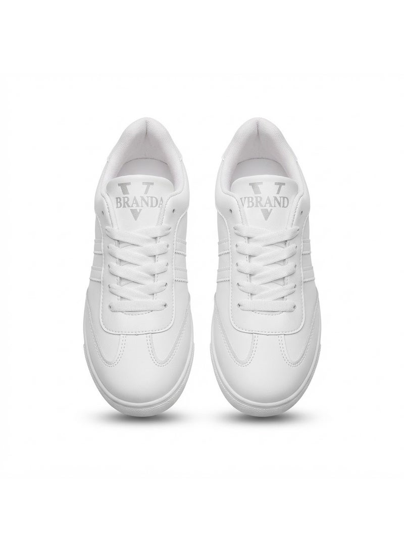 Vbranda Stylish women's sneakers crafted from soft suede SN-38-WHITE - Image 2