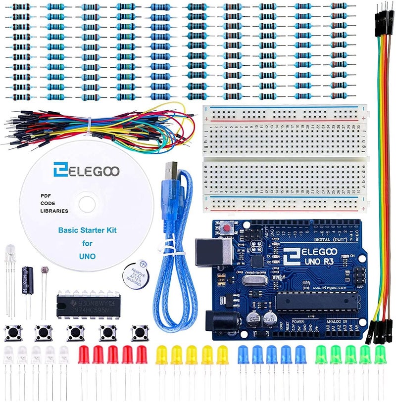 ELEGOO UNO Project Basic Starter Kit with Tutorial and UNO R3 Compatible with Arduino IDE - Image 1