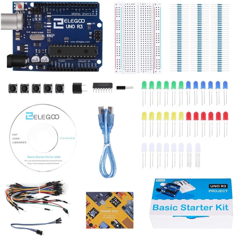 ELEGOO UNO Project Basic Starter Kit with Tutorial and UNO R3 Compatible with Arduino IDE - Image 2