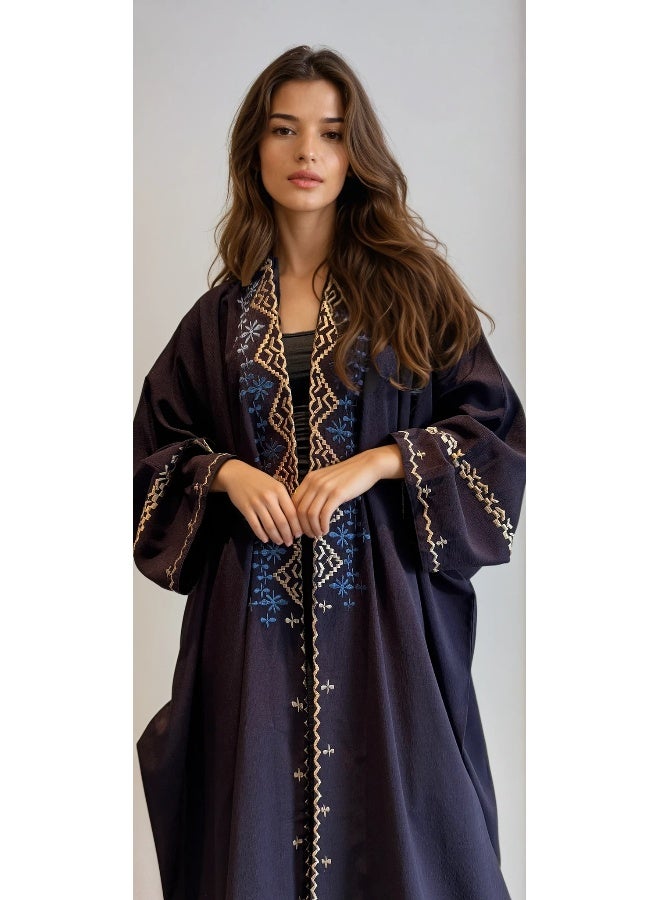 آية MWT364 عباية موفي تطريز - Image 1