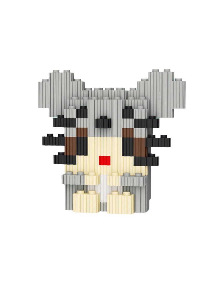 Miniature Small Particle Puzzle Building Blocks Gift Children's Educational Toy Puzzle (Little Mouse)  - Image 1