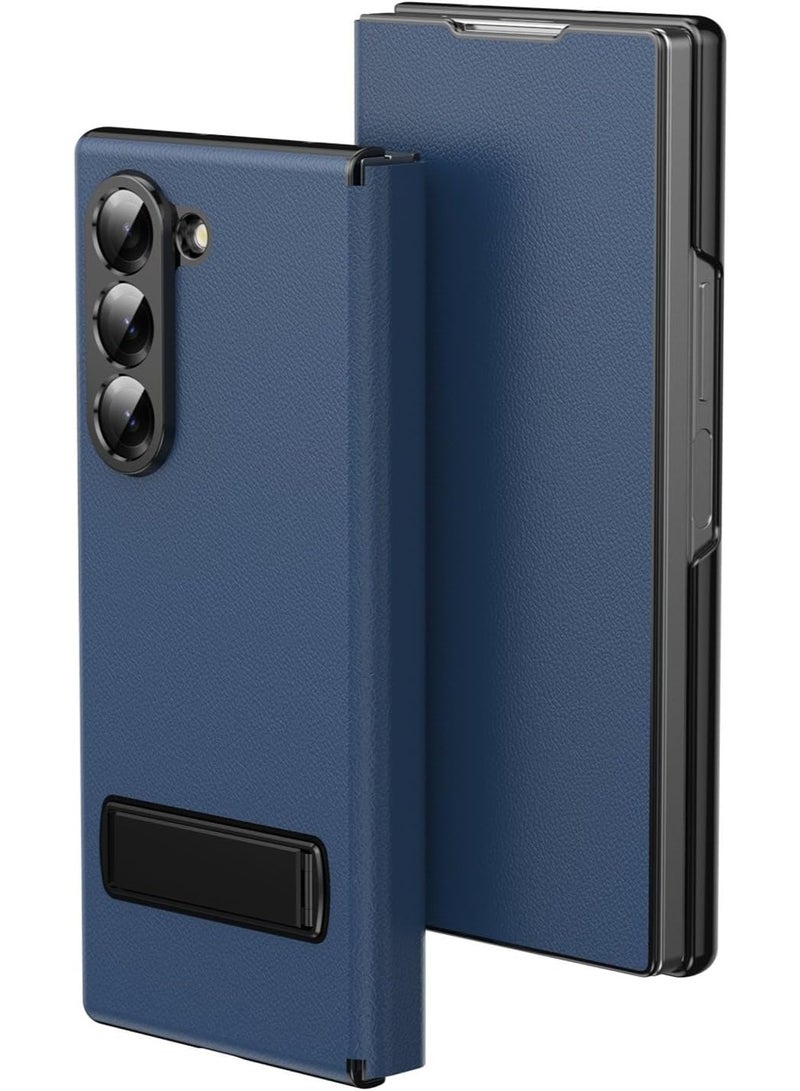 XIMAND جراب Ximand المغناطيسي القابل للطي لهاتف Samsung Galaxy Z Fold 7، مع حامل متعدد الزوايا، مصنوع من جلد فاخر عالي الجودة، مع غطاء واقٍ نحيف بمفصلة كاملة للجسم - Image 1