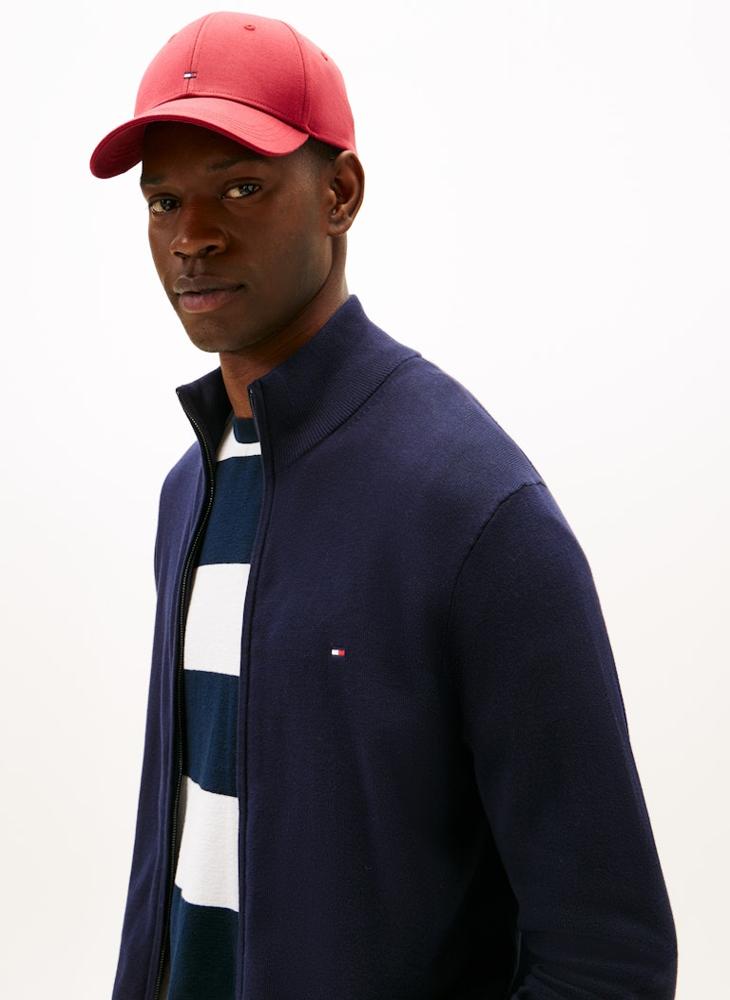 تومي هيلفيغر كنزة قطنية أساسية بسحاب كامل - Image 3